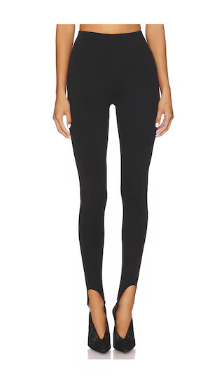 Jasmine Stirrup Pant in Noir | Revolve Clothing (Global)