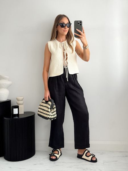 Linen trousers summer outfit 

#LTKsummer #LTKstyletip #LTKshoes