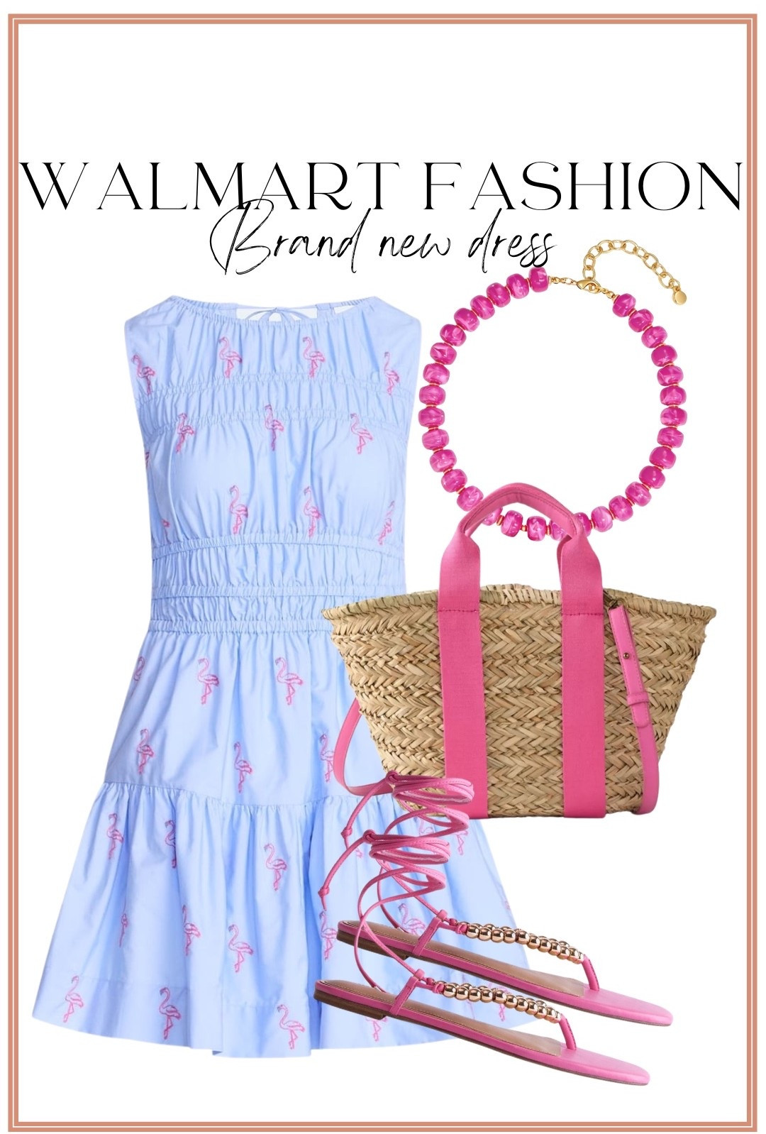 🦩 This may be the cutest summer dress Walmart has released all season! The adorable flamingo print, flattering smocked waist, and gorgeous pink-and-blue color combination make this one a standout for vacations, beach trips, brunch dates, and all your summer plans. Paired with bright pink accessories and strappy sandals, it’s giving resort style without the resort price tag.

If you’re looking for an affordable summer dress that looks boutique-worthy, don’t wait on this one! 💗

#WalmartFashion #WalmartFinds #SummerDress #FlamingoDress #PinkStyle #AffordableFashion #VacationOutfit #BeachVacationStyle #ResortWear #SummerOutfitIdeas #WalmartStyle #DressSeason #VacationWardrobe #AffordableStyle #FashionFinds #SummerWardrobe #WalmartNewArrivals #OOTD #StyleInspiration #WomenFashion

#LTKootd #LTKTravel #LTKPetite