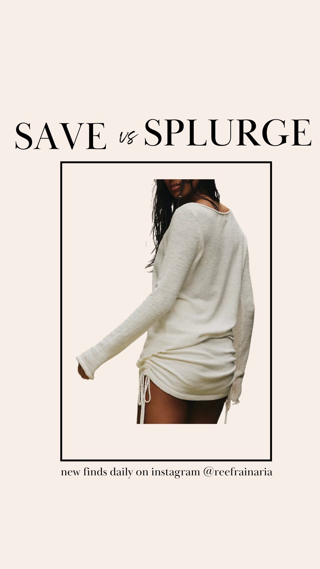 Shop new save vs splurge finds daily on my instagram @reefrainaria

#LTKFindsUnder100 #LTKStyleTip #LTKSeasonal