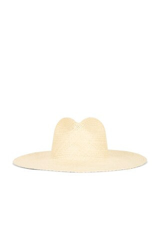 Janessa Leone Capri Fedora Hat in Beige | FWRD 