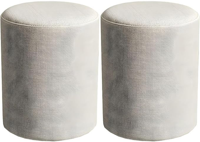 CraftThink Home Pouf Ottoman, Contemporary Footstool Ottoman Fabric Upholstered Foot Rest Foot St... | Amazon (US)