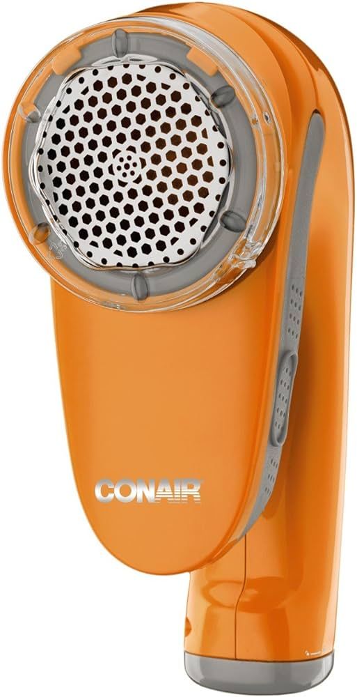 Conair Fabric Shaver and Lint Remover, Battery Operated Portable Fabric Shaver, Orange | Amazon (US)