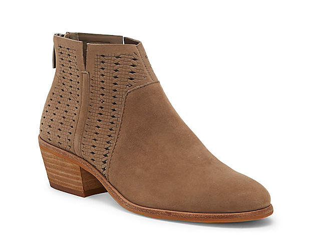 Vince Camuto Patellen Bootie - Women's - Light Brown Suede | DSW