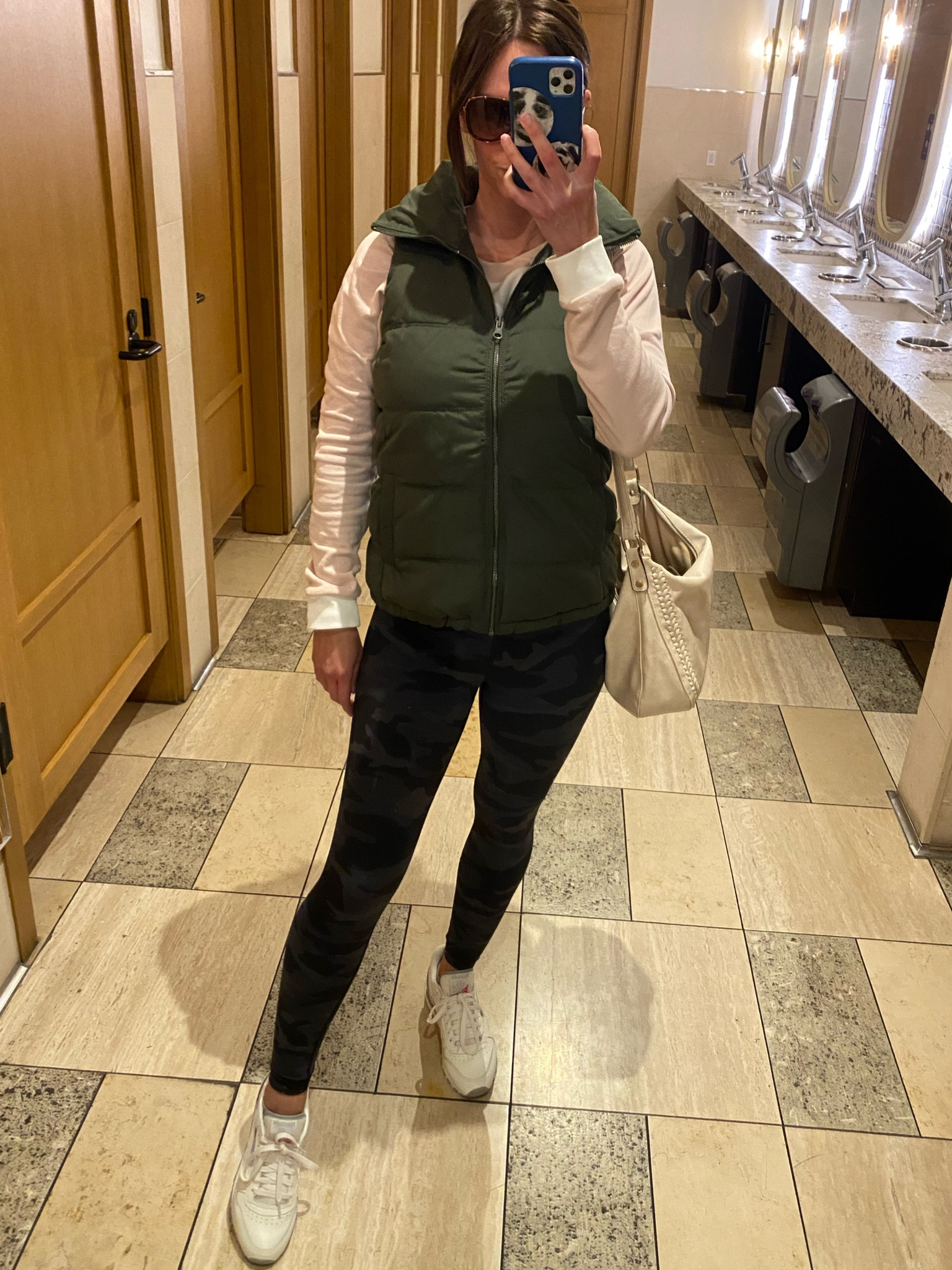 Still wearing leggings and puffer vests on cool rainy days  

#LTKSeasonal #LTKstyletip #LTKSale