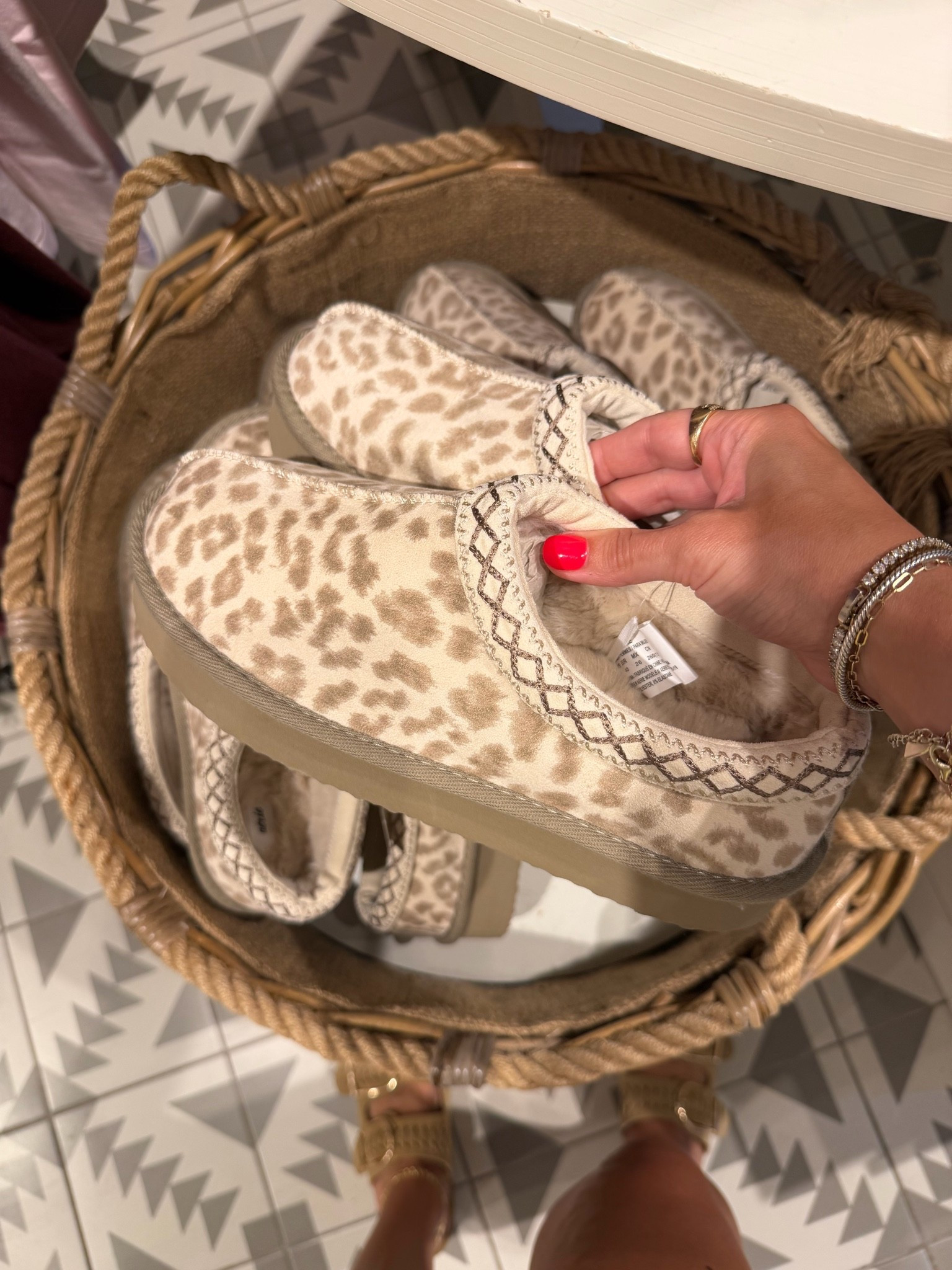 New leopard shoes