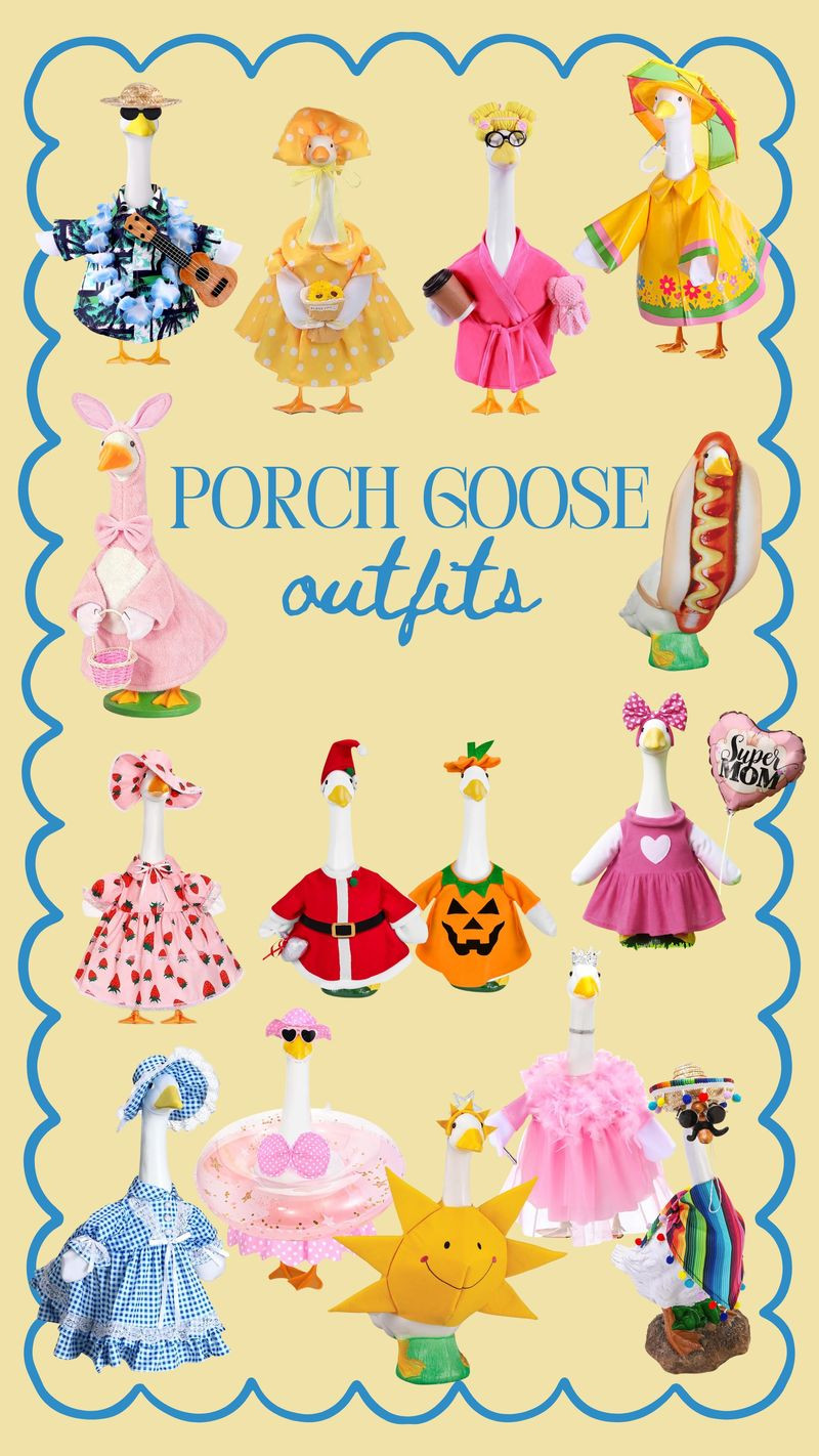 I take my porch goose fashion very seriously.  

 #LTKootd #LTKSeasonal #LTKHome