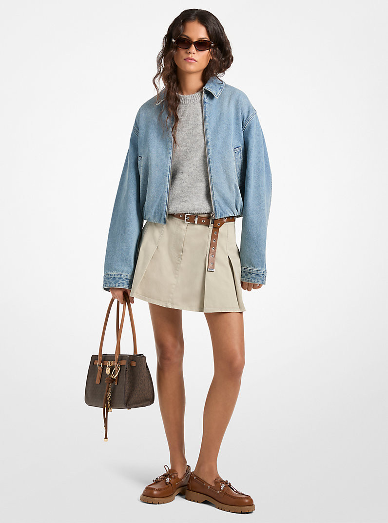 Denim Bomber Jacket | Michael Kors US