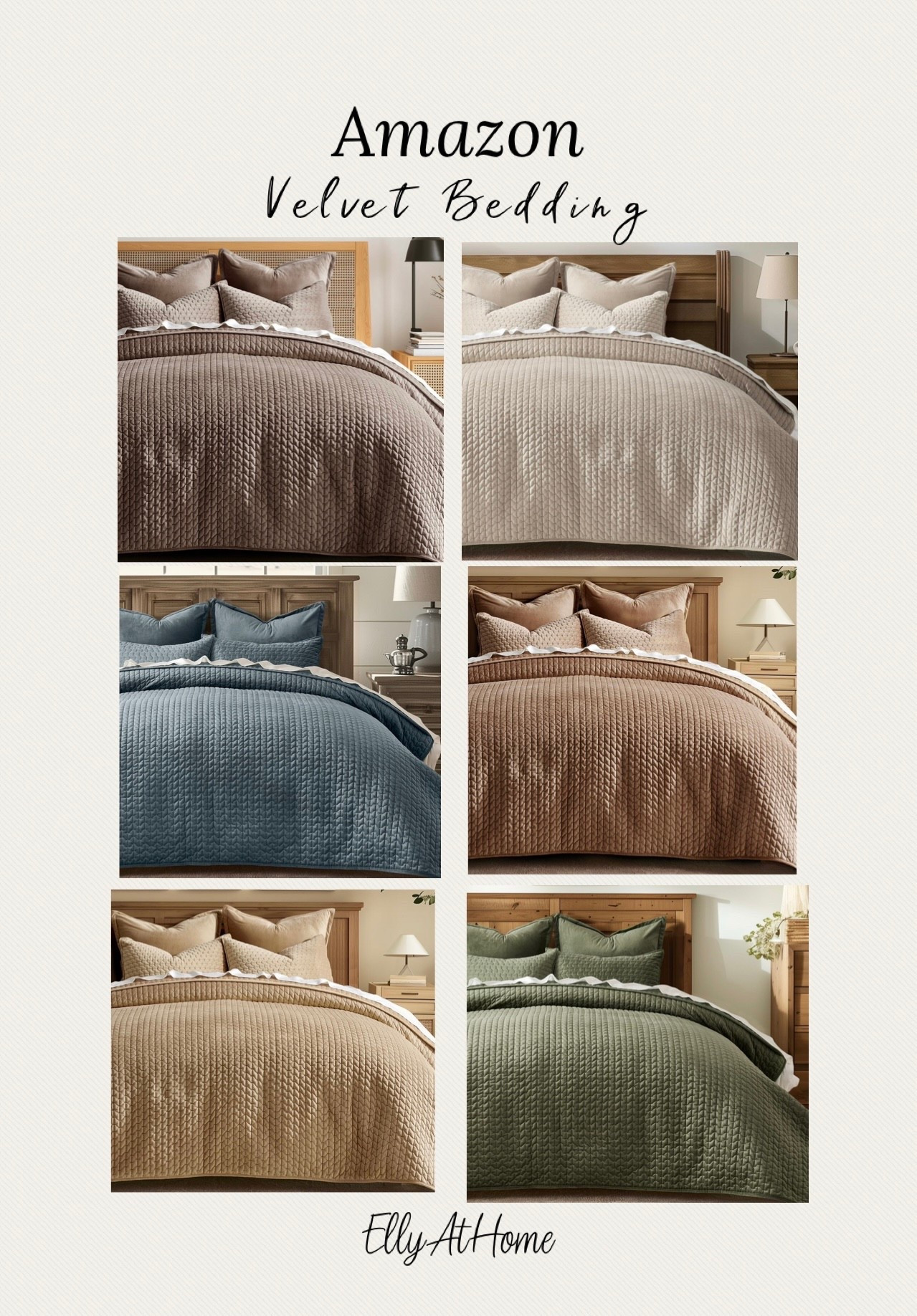 Velvet bedding perfect for a winter primary bedroom, guest bedroom refresh. Available in a variety of colors! Also shop bedding essentials. Amazon home free shipping. 

#LTKHome #LTKFindsUnder100 #LTKFindsUnder50