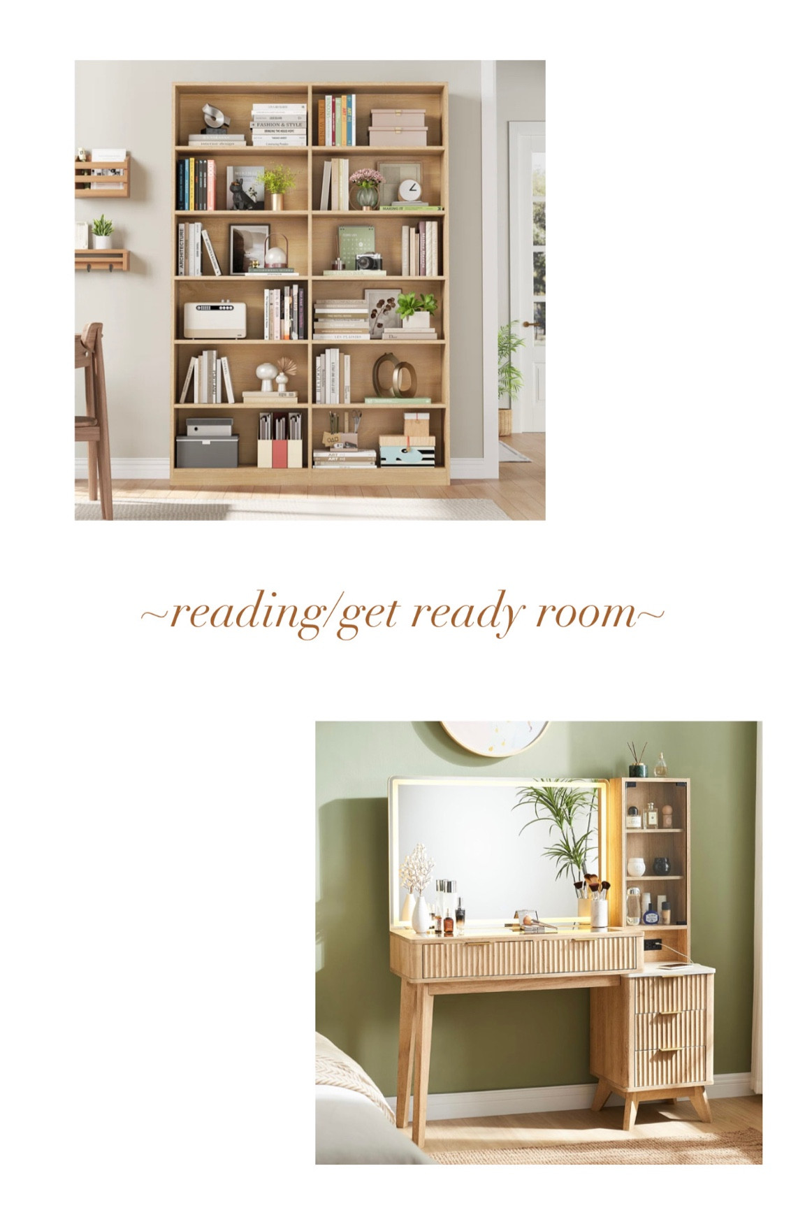 Building my dream reading/girlie room in my new home! Heres what we have so far🫶

Home decor, vanity, oak wood, reading nook, neutral home, home must haves, home finds

#LTKSaleAlert #LTKStyleTip #LTKHome