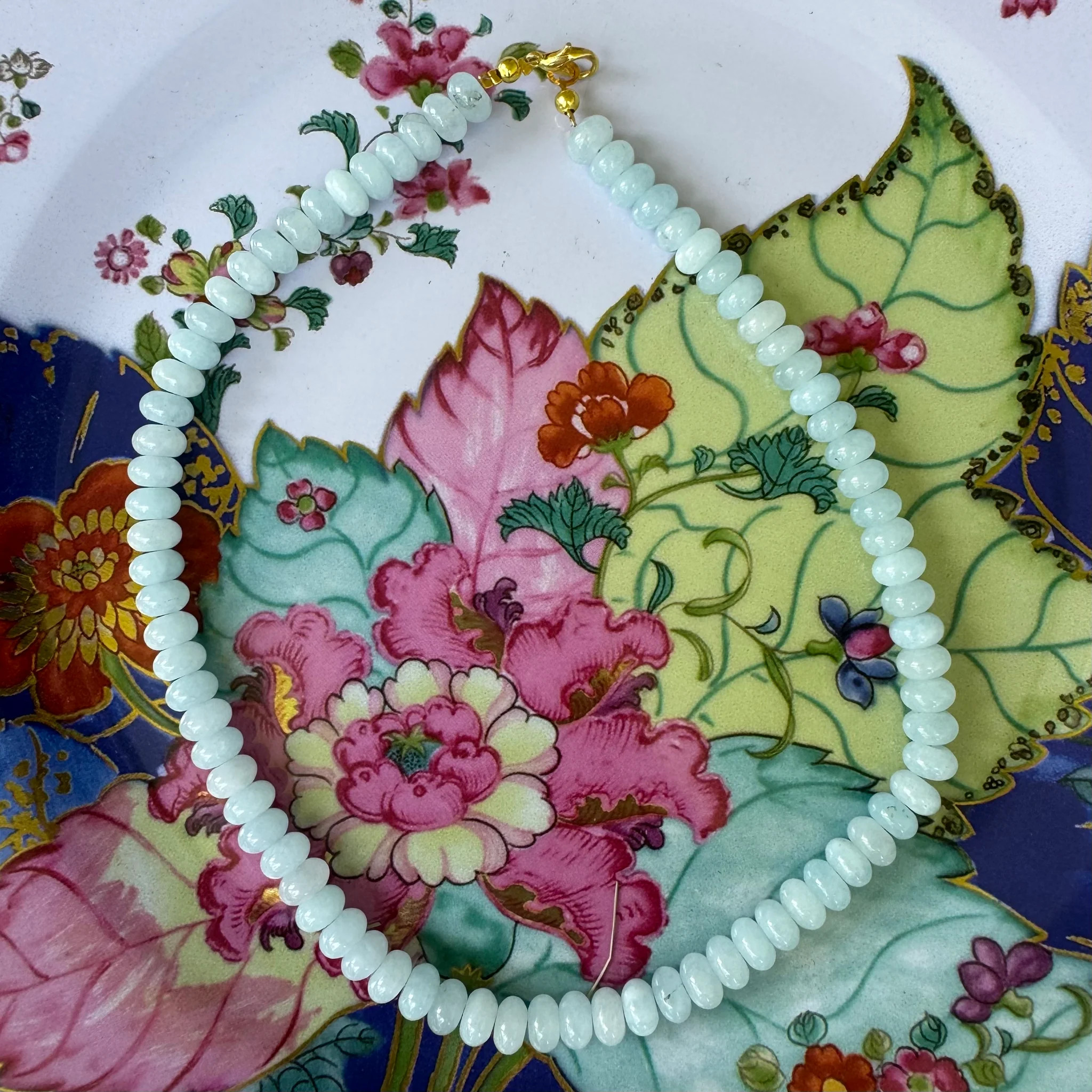 Light Blue Gemstone Necklace | Sea Marie Designs