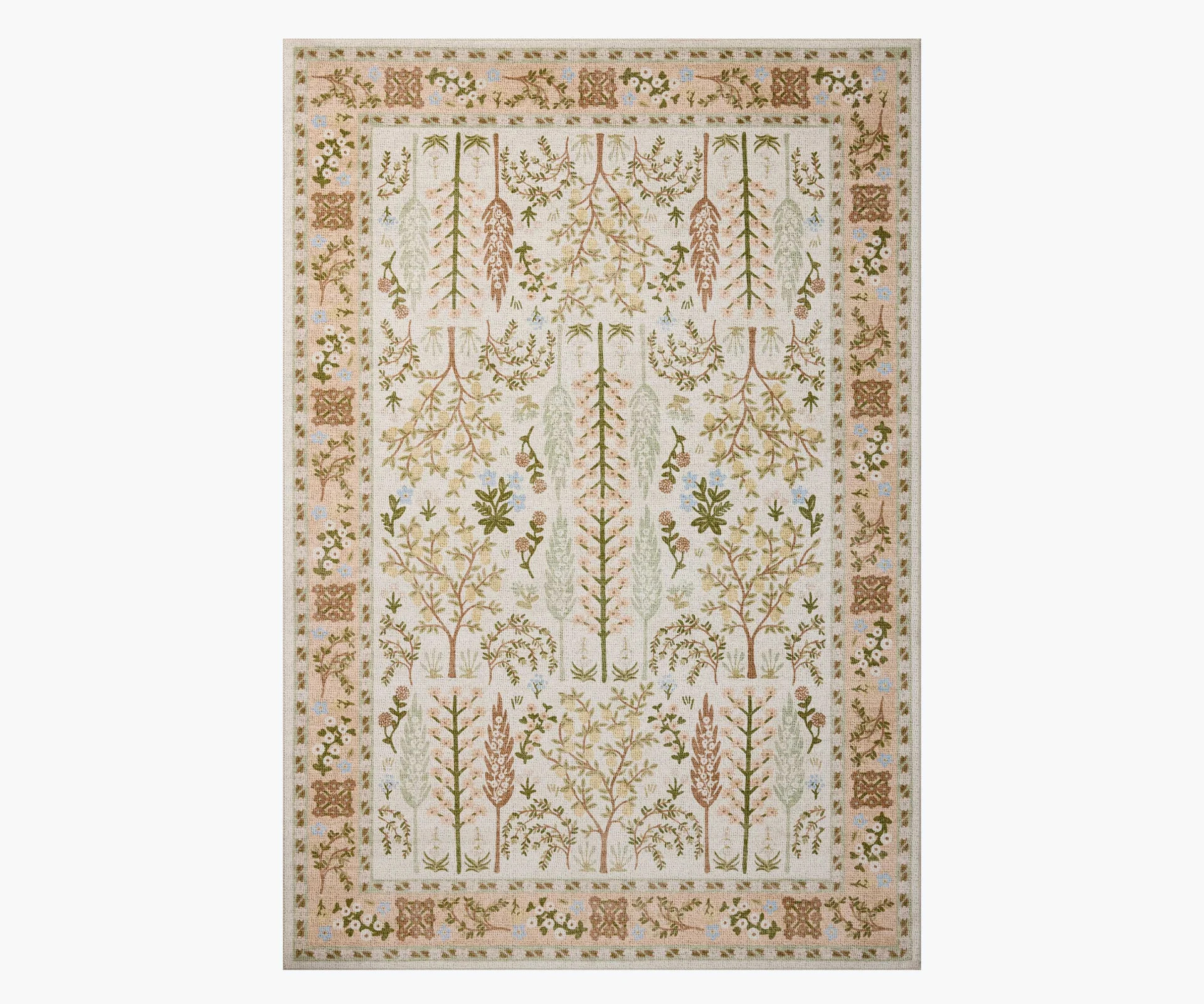 Canopy Bough Printed Rug - Cream | Rifle Paper Co.