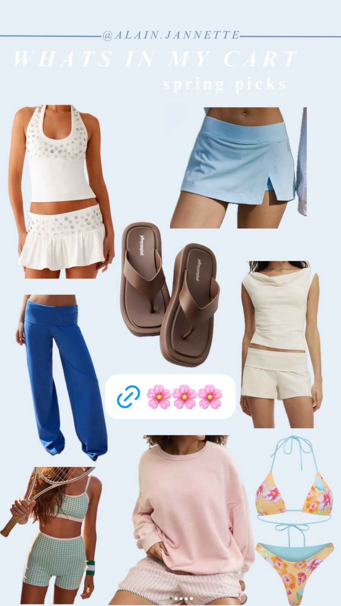 what’s in my cart for spring 🌸🌟🩵 

#LTKSeasonal #LTKootd #LTKSwim
