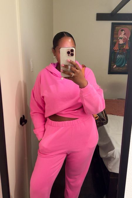 This set is everything-  size medium in hoodie and large in pants but wish I did a medium

Matching set - pink set - pink outfit - casual outfit - casual style - casual look - casual - ootd - outfit - errands outfit - spring - spring outfit - winter outfit - 

Follow my shop @styledbylynnai on the @shop.LTK app to shop this post and get my exclusive app-only content!

#liketkit 
@shop.ltk
https://liketk.it/4BIsU

Follow my shop @styledbylynnai on the @shop.LTK app to shop this post and get my exclusive app-only content!

#liketkit 
@shop.ltk
https://liketk.it/4BMUg

Follow my shop @styledbylynnai on the @shop.LTK app to shop this post and get my exclusive app-only content!

#liketkit #LTKstyletip #LTKSeasonal #LTKfindsunder100
@shop.ltk
https://liketk.it/4BYH5