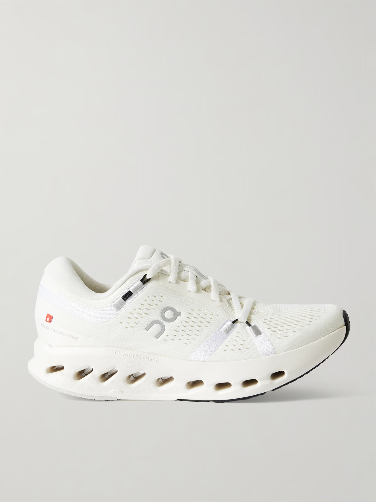 ON - Cloudsurfer 2 Rubber-trimmed Mesh Sneakers - White | NET-A-PORTER (US)