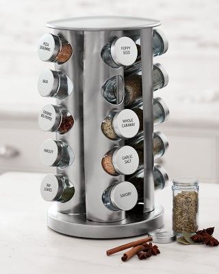 Brushed Stainless-Steel Spice Rack | Williams-Sonoma