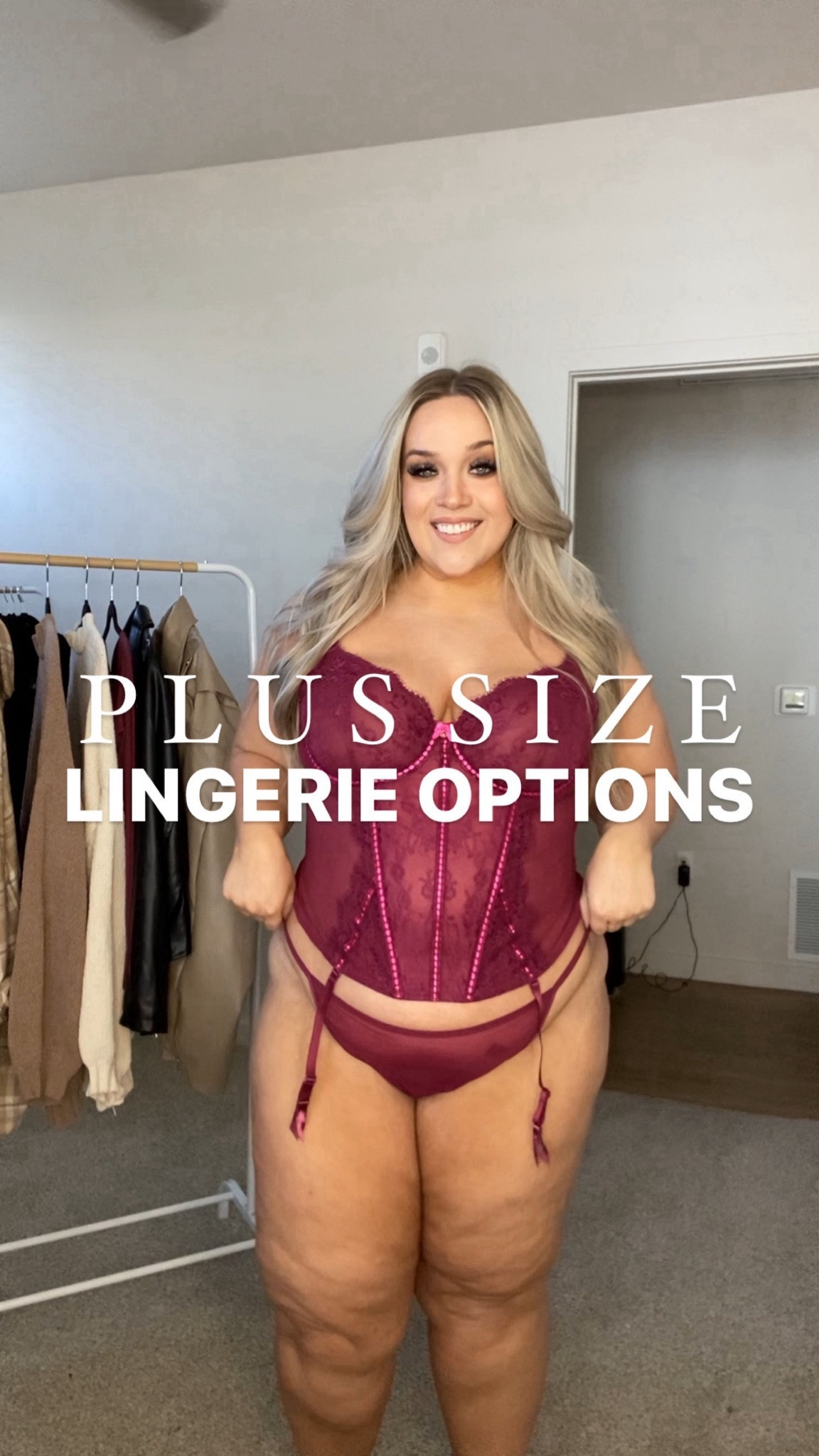 plus size lingerie perfect for date nights, or to wear just because ❤️‍🔥

I can’t believe it’s almost time to start shopping for Valentine’s Day, V-Day, galentines, etc. I’m really excited to share some lingerie options this year :) they’re perfect for year round 

I’m wearing my regular bra size / a 2xl in bottoms.




_______________________

plus size, plus size outfit, plus size fashion, curvy style, curvy fashion, size 20, size 18, size 16, size 3x size 2x size 4x, casual, Ootd, outfit of the day, date night, date night outfit, lingerie, date night lingerie, Casual date night outfit, dinner outfit, ootd. Lingerie, plus size lingerie, lace bodysuit, Plus size fashion, ootd, outfit of the day, casual style, Curvy, midsize, comfortable bra, joggers, lingerie, boudior, pink dress, date night dress, Valentine’s Day, Valentine’s Day dress, vday dress, vday outfit

#LTKmidsize #LTKplussize