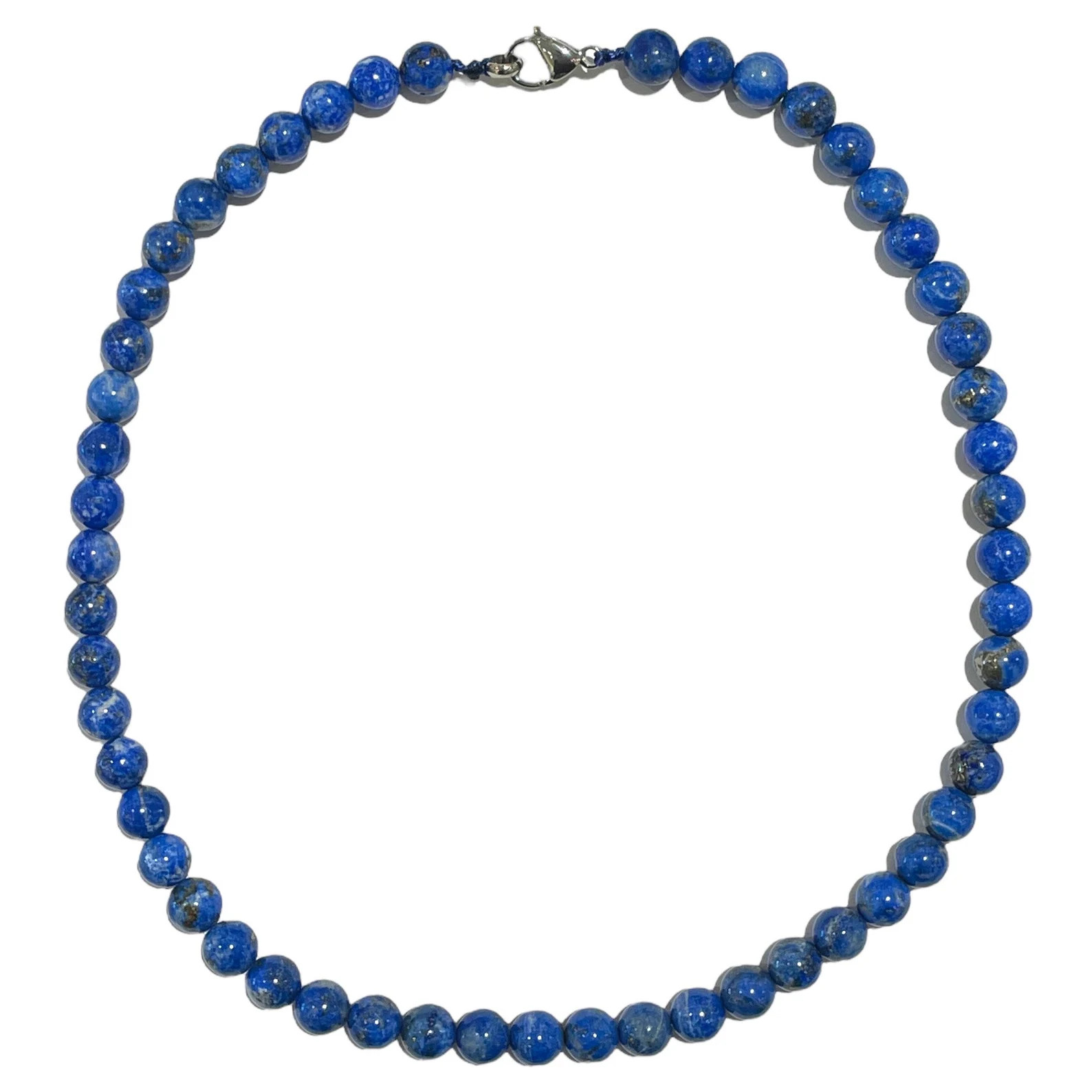 Lapis Lazuli Necklace A Natural Stone 4mm 6mm 8mm 10mm Round Smooth Semi-Precious | Etsy (Global)