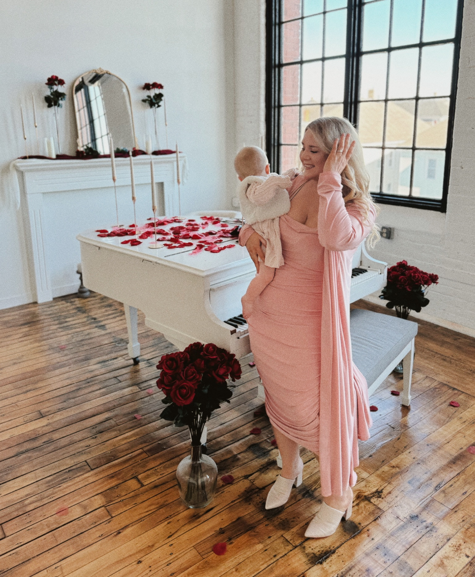 Valentine day mama and mini pink outfits 🥀♥️🎀🫶🏼 bump friendly, baby shower dress, dress and duster set 

#LTKbump #LTKSeasonal #LTKbaby