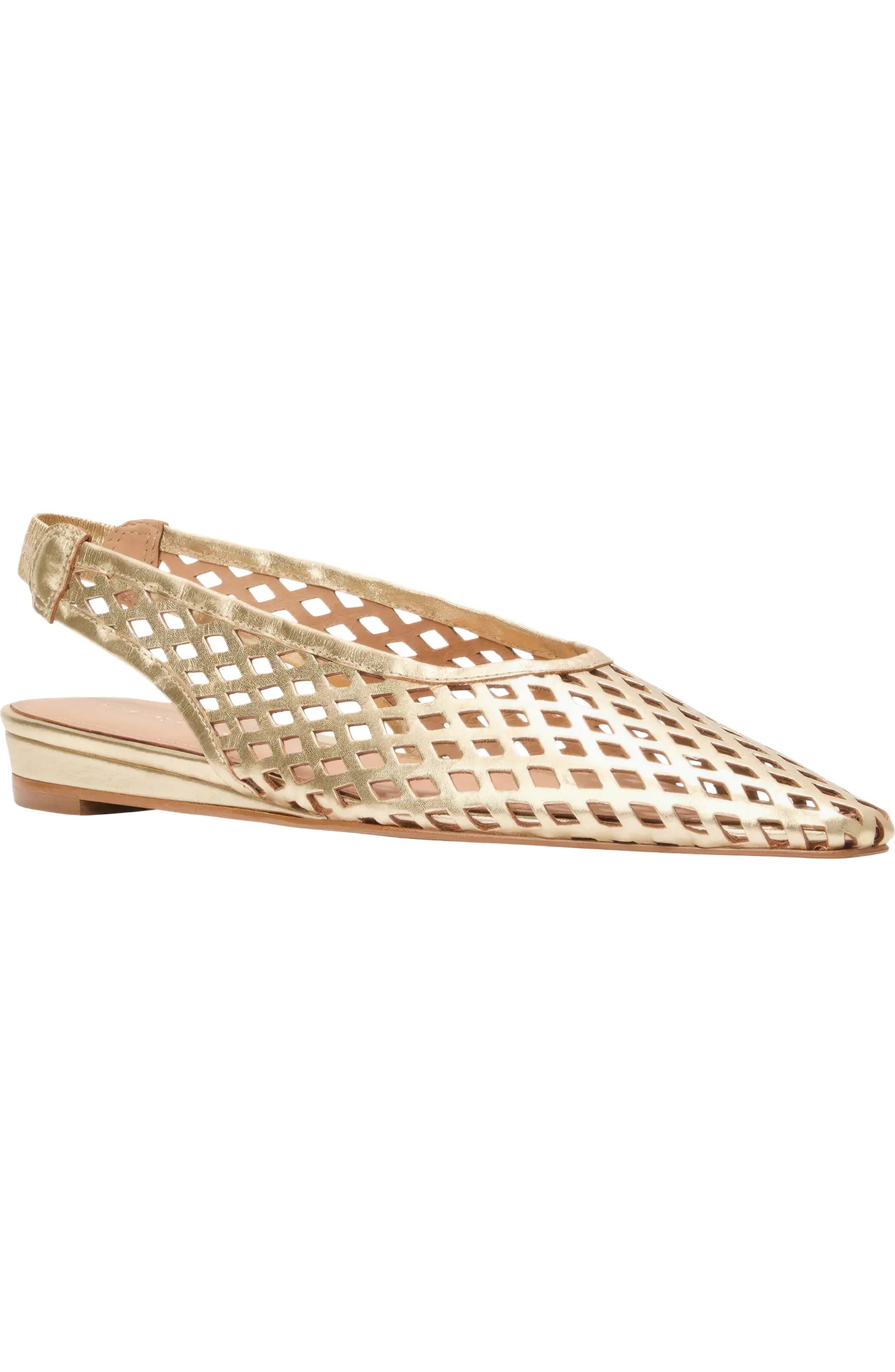 Brielle Pointed Toe Slingback Flat (Women) | Nordstrom