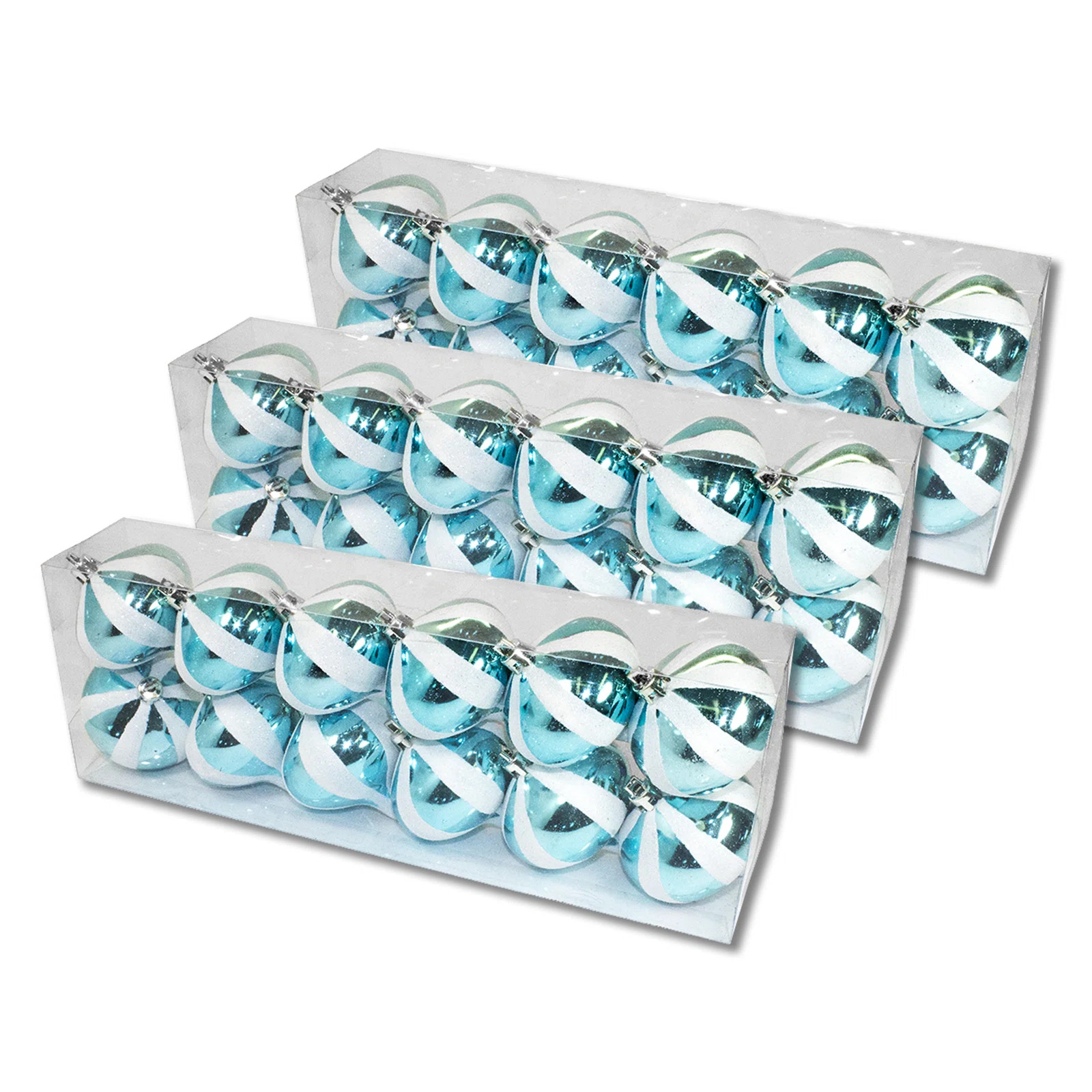 36 Piece Solid Ball Ornament Set (Set of 36) | Wayfair North America