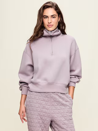 Bounce Fleece Half-Zip Pullover Sweatshirt | Old Navy (US)