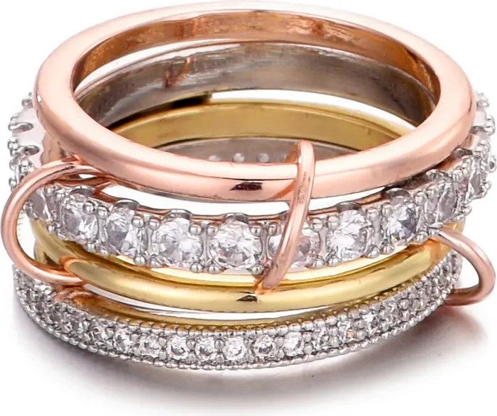 Adornia Tri-Tone Band Ring | Nordstromrack | Nordstrom Rack