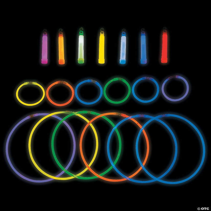Bulk 75 Pc. Premium Glow Stick, Bracelet & Necklace Assortment | Oriental Trading Company