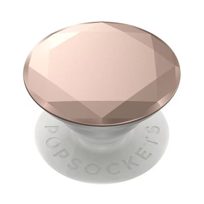PopSockets Metallic Diamond PopGrip Cell Phone Grip & Stand - Rose Gold | Target