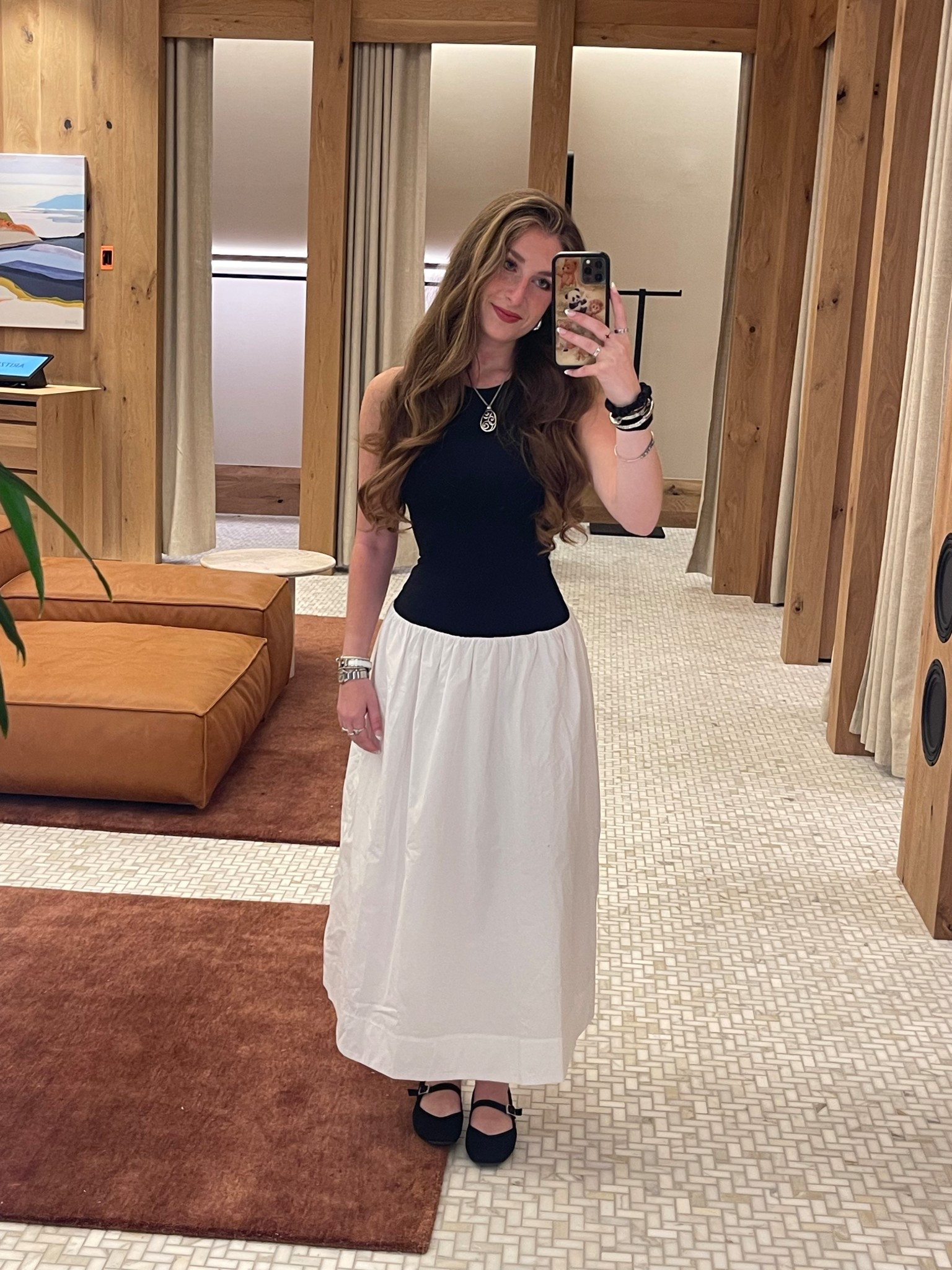 aritzia dress outfit favorite dress comfortable contour poplin fabrics with spanish ballet flats supportive flat shoes

#LTKStyleTip #LTKWorkwear