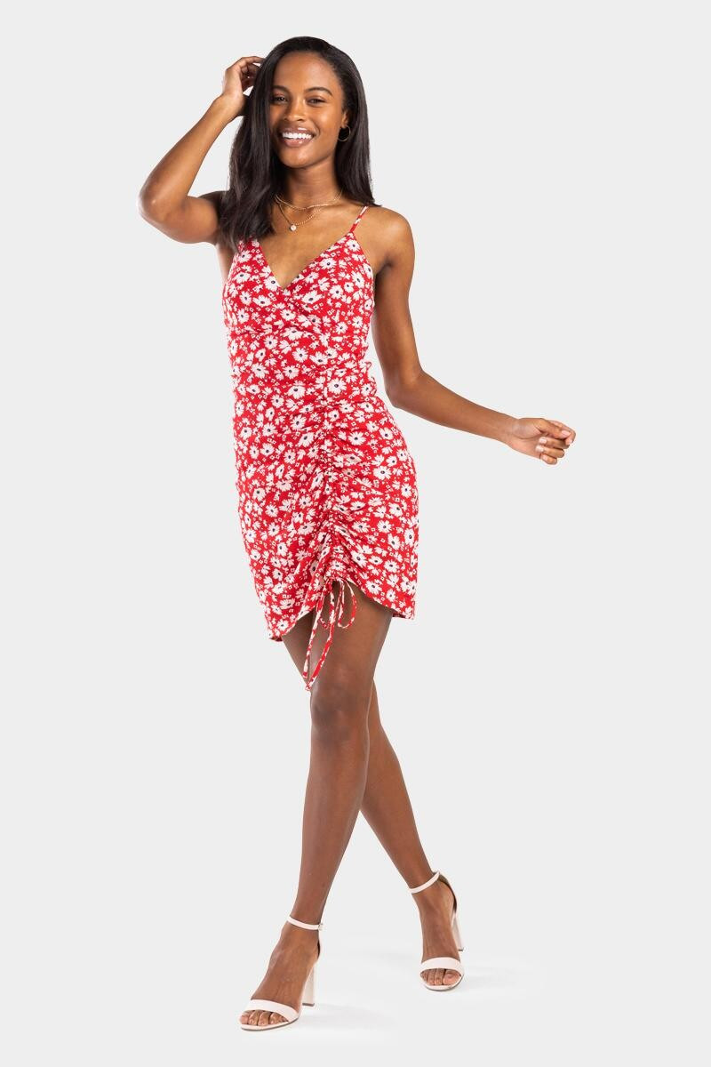 Izra Floral Ruched Dress | Francesca’s Collections