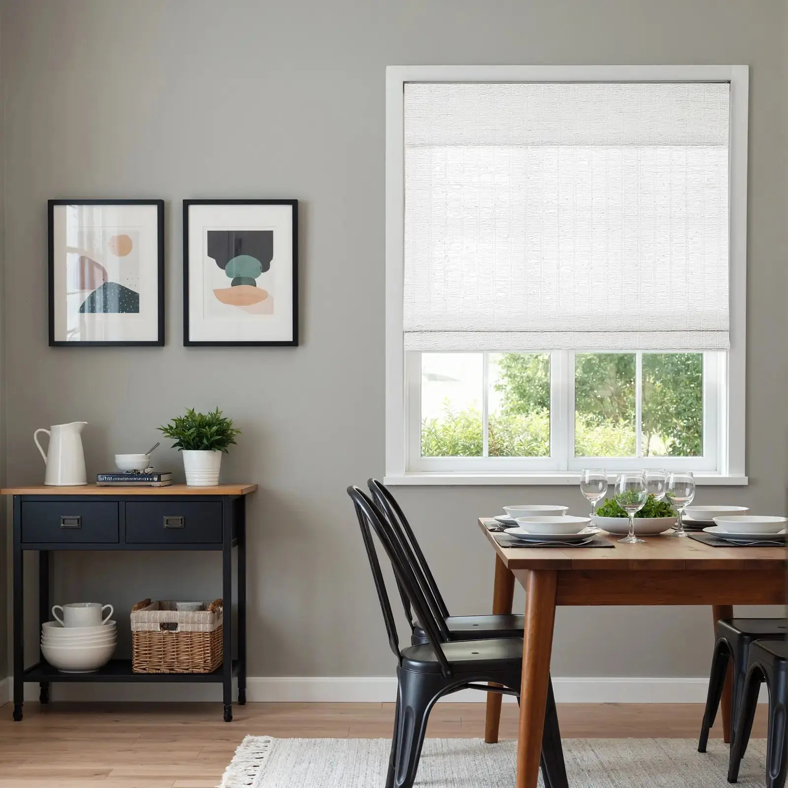 Rae Natural Ramie Flax Woven Wood Shades - Series C | TWOPAGES