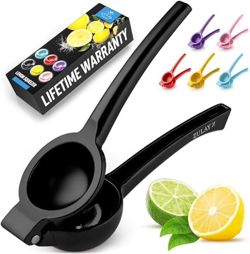 Viski Black Citrus Press, Citrus Juicer, Lemon Squeezer for Cocktails, Bar Accessories, Matte Bla... | Amazon (US)