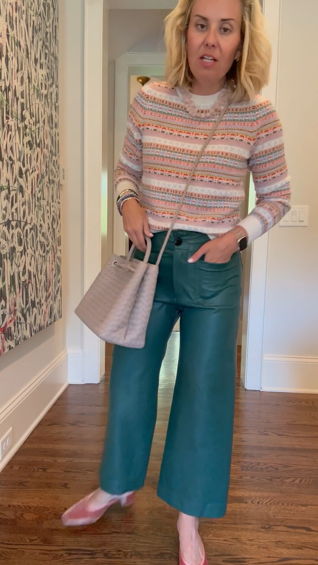 Loving this look - if you’re not a skirt gal here’s your look!

XS sweater 
26p pants
8 shoe

#LTKHoliday #LTKootd #LTKmomlife