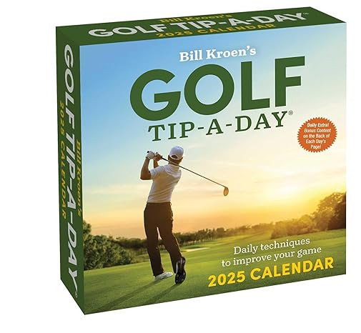 Bill Kroen's Golf Tip-A-Day 2025 Calendar | Amazon (US)
