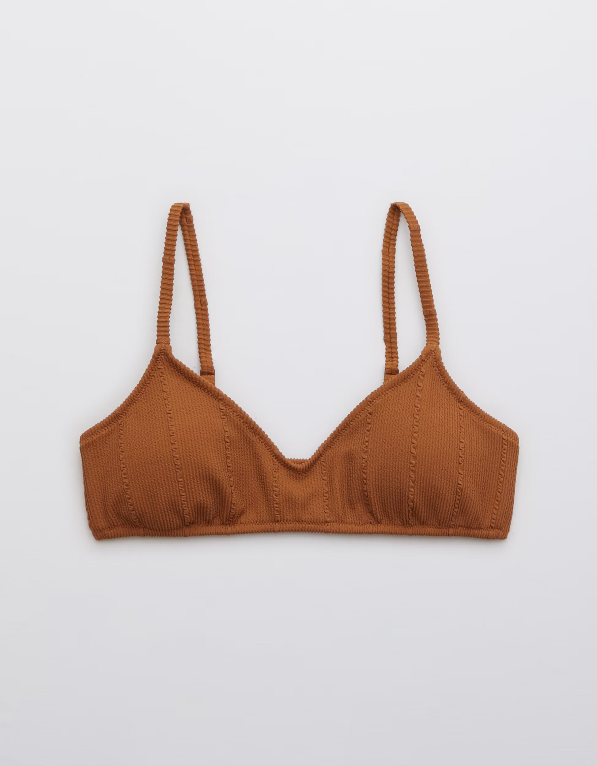 Aerie Crinkle V Scoop Bikini Top | American Eagle Outfitters (US & CA)