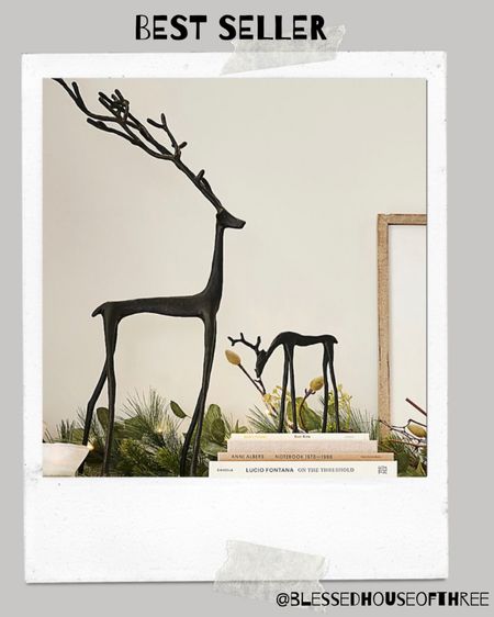 These sculptured reindeer are a best seller and sell out FAST.  Rustic woodland Christmas decor. 

Reindeer decor / holiday decor / christmas decor / Potterybarn / bronze sculpted reindeer / sell out risk / best seller / tabletop decor / mantel decor / coffee table decor / top seller / best seller / viral reindeer 

#LTKstyletip #LTKhome #LTKHoliday