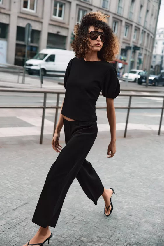 OBERTEIL MIT BALLONÄRMELN | Zara DE