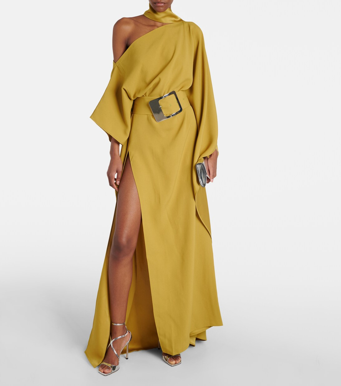 Taylor one-shoulder crêpe cady kaftan | Mytheresa (US/CA)