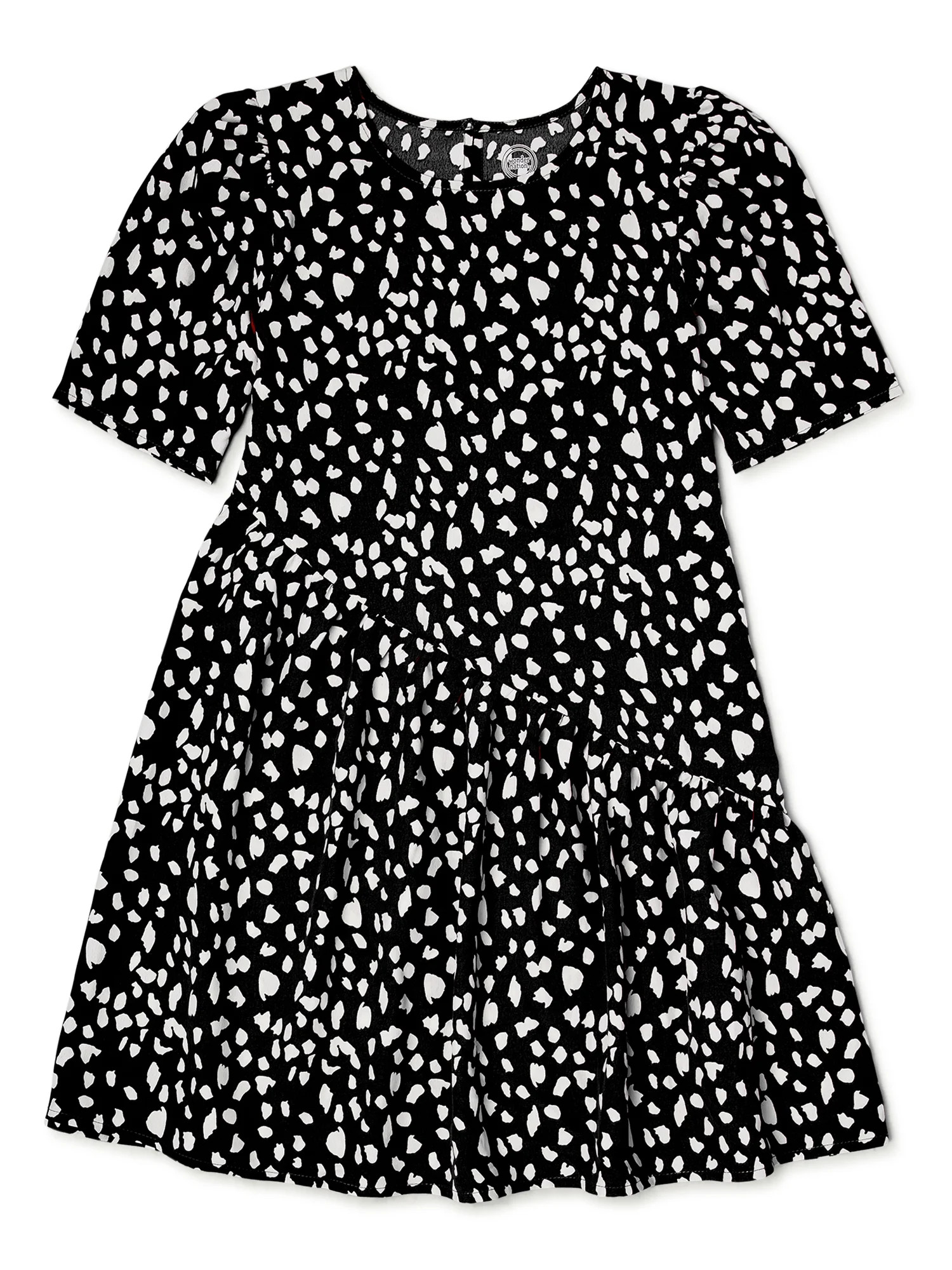 Wonder Nation Girls Asymmetrical Dress, Sizes 4-18 & Plus | Walmart (US)