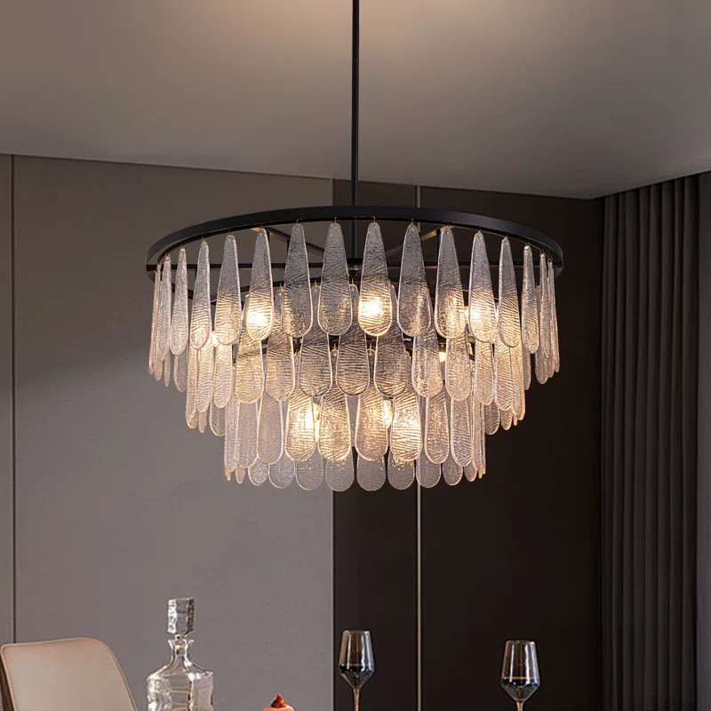 Shontia 12 - Light Unique Tiered Chandelier with Crystal Accents | Wayfair North America