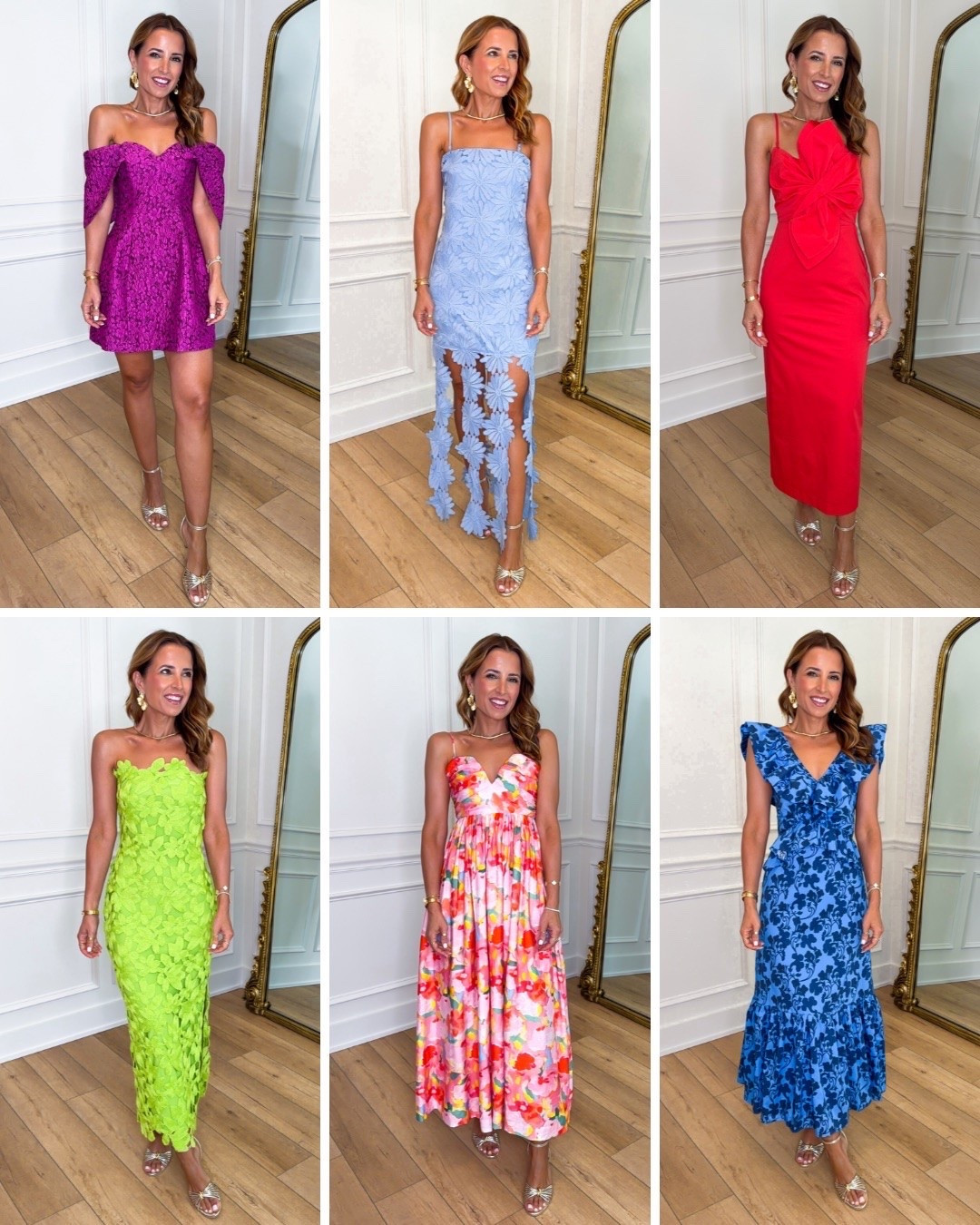 Tuckernuck cocktail dresses. Summer wedding guest dresses. Fall wedding guest dresses. Party dresses. Rehearsal dinner dresses. Birthday dresses. Welcome party dresses. Gold heels are TTS.
#1: XXS with adjustable straps you can also remove 
#2: XXS
#3: XS
#4: XXS - size up if you have a larger bust 
#5: XXS with adjustable straps you can also remove 
#6: XXS

#LTKWedding #LTKTravel #LTKPetite
