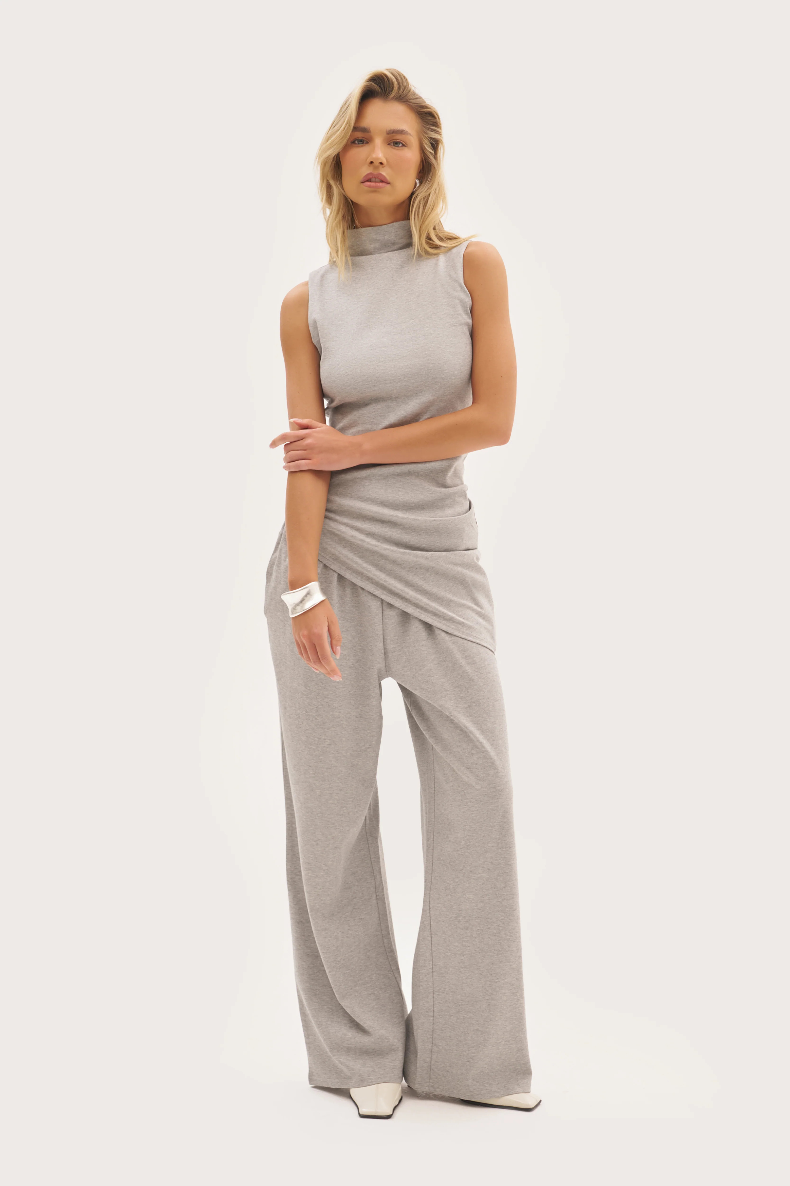 Sora Jersey Pants - Grey | Maebe