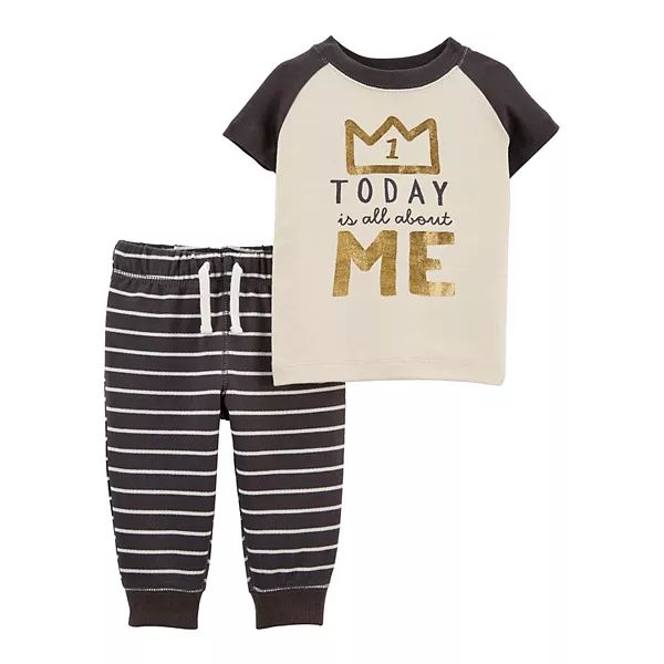 Baby Boy Carter's 2-Piece 1st Birthday Outfit | Kohl's