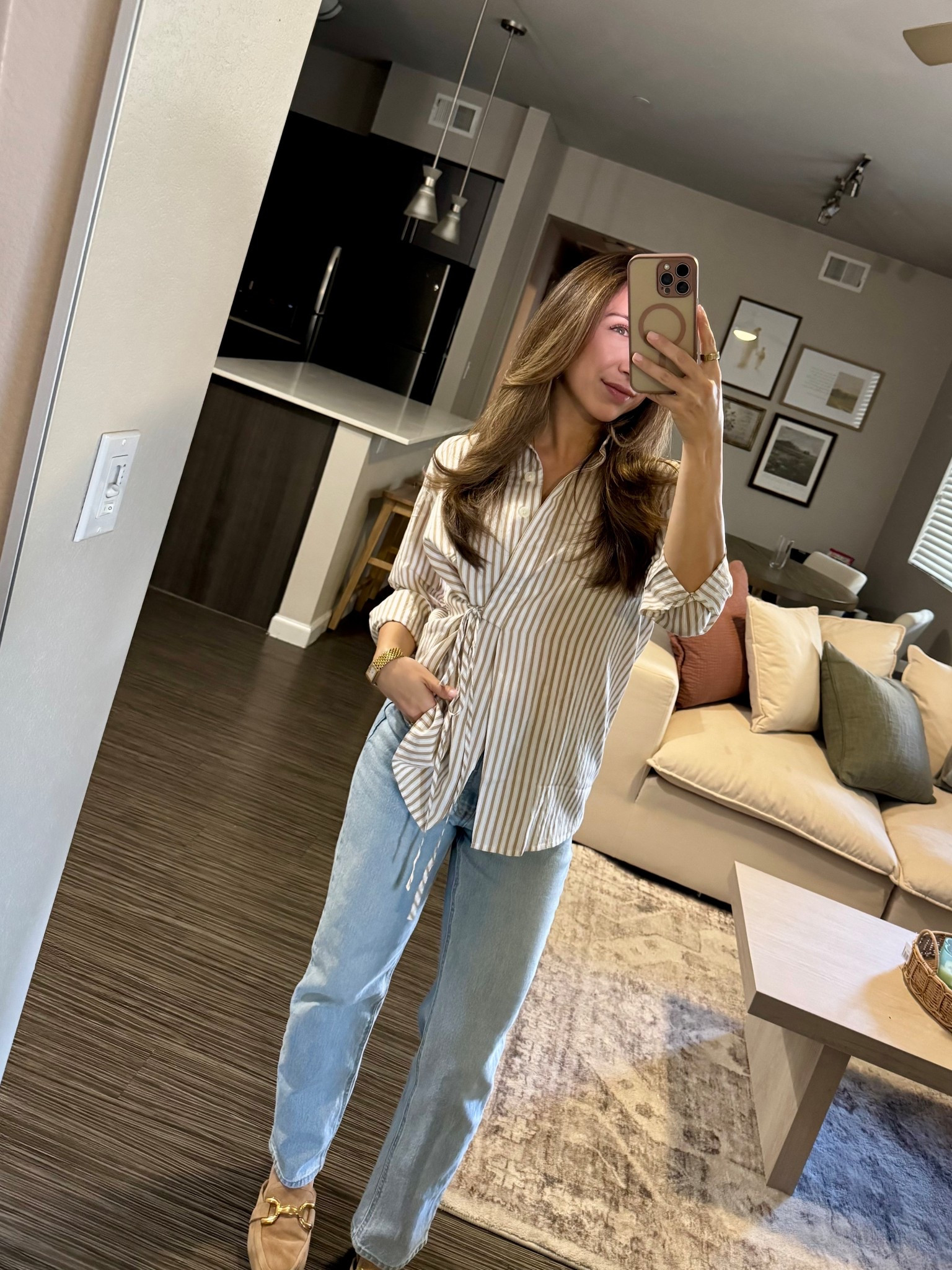 Winter to Spring outfit 🤍🤎

#LTKPetite