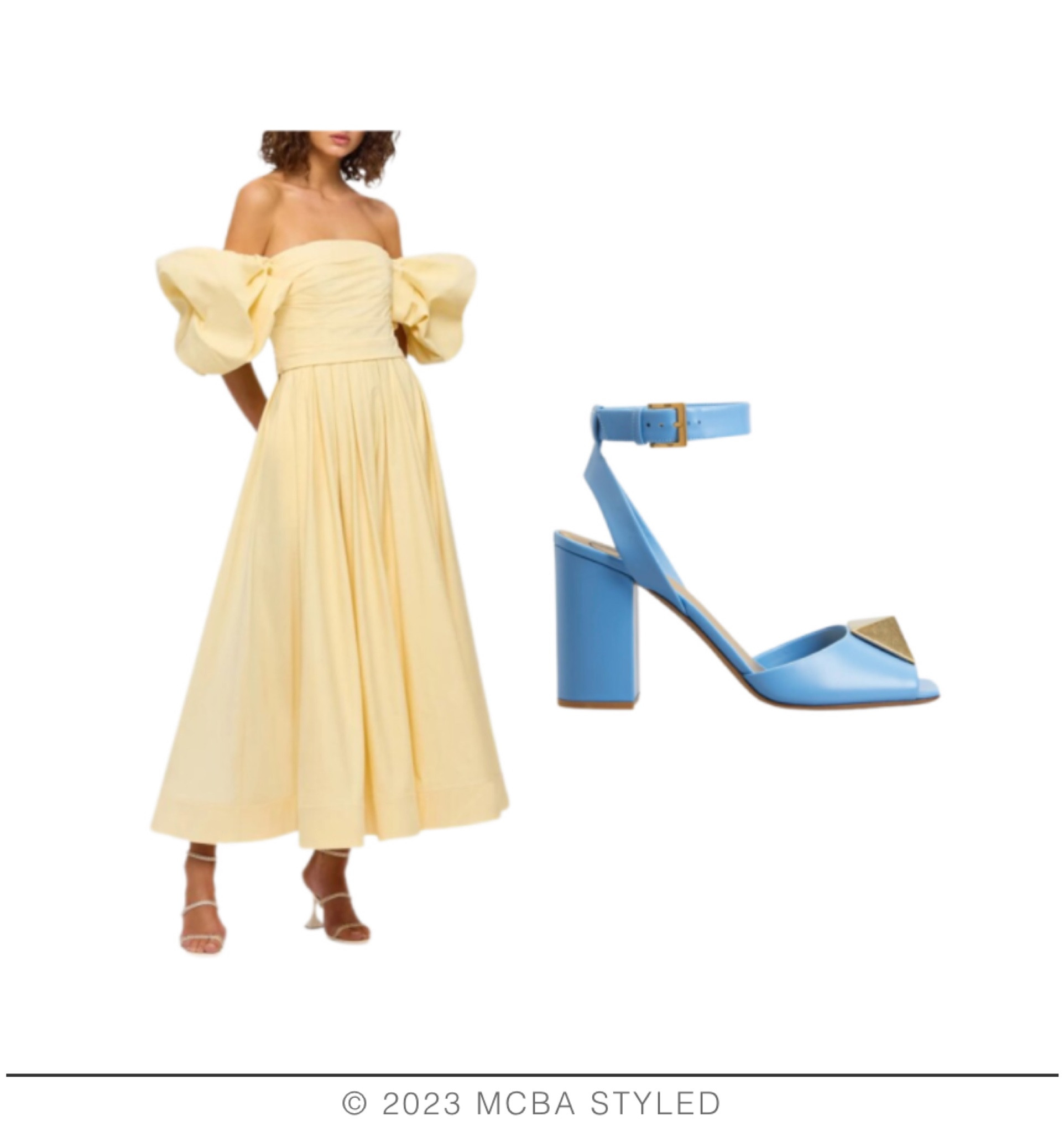 Stepping into Spring Gala Season with statement sleeves and a mix of soft color 💛💙 STYLED by MC 

#LTKSeasonal #LTKstyletip #LTKshoecrush