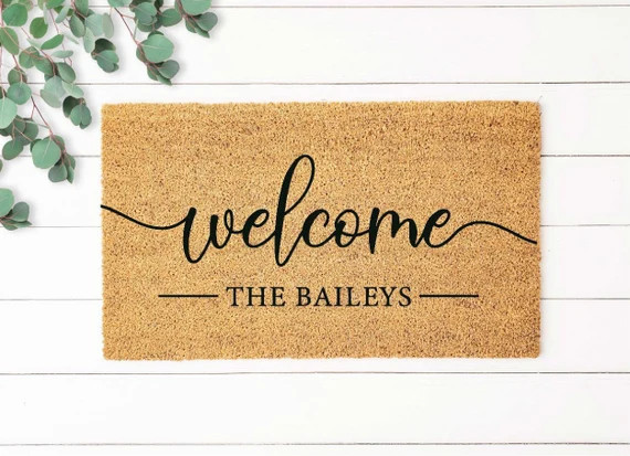 Personalized Door Mat Custom Doormat Personalized Welcome | Etsy | Etsy (US)