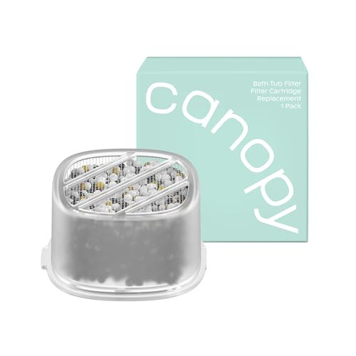 Canopy Bath Tub Filter Cartridge – Original Replacement Filter | Compatible with Canopy Bath Tub Filters, BPA-Free, Replace Every 90 Days | Amazon (US)