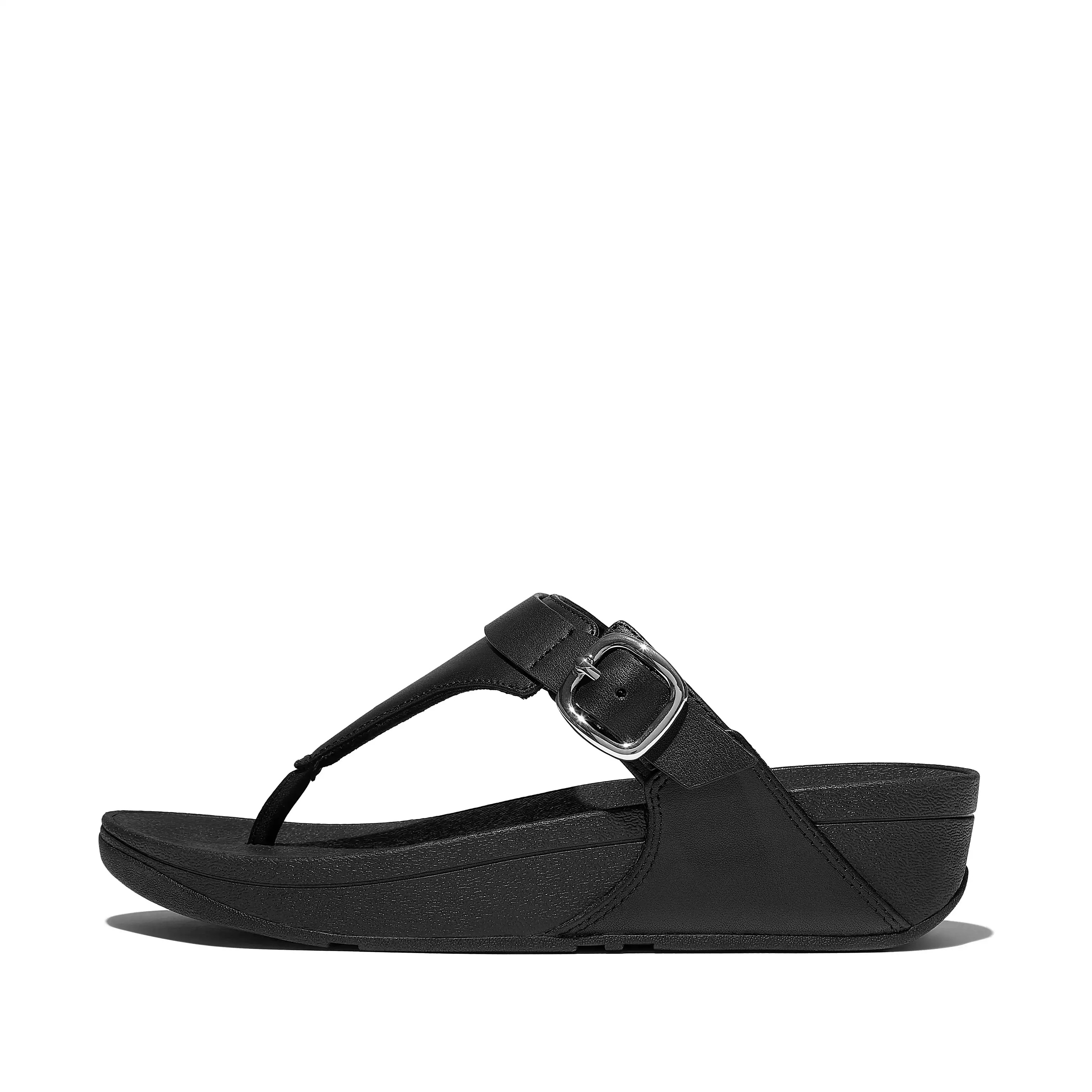 LULUAdjustable Leather Toe-Posts | FitFlop (US)