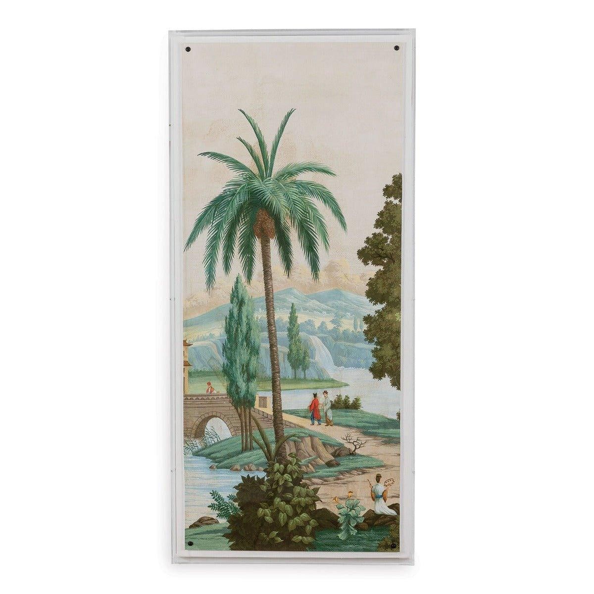 Palm Paysage II Framed Wall Art | The Well Appointed House, LLC